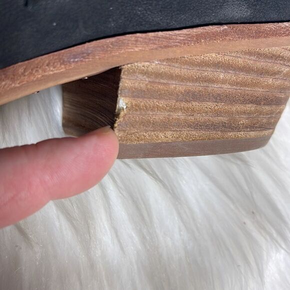 Sam Edelman Packer Black Suede Low Heel Booties Sz 12 - Picture 8 of 8